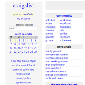 #20 is Craigslist.org