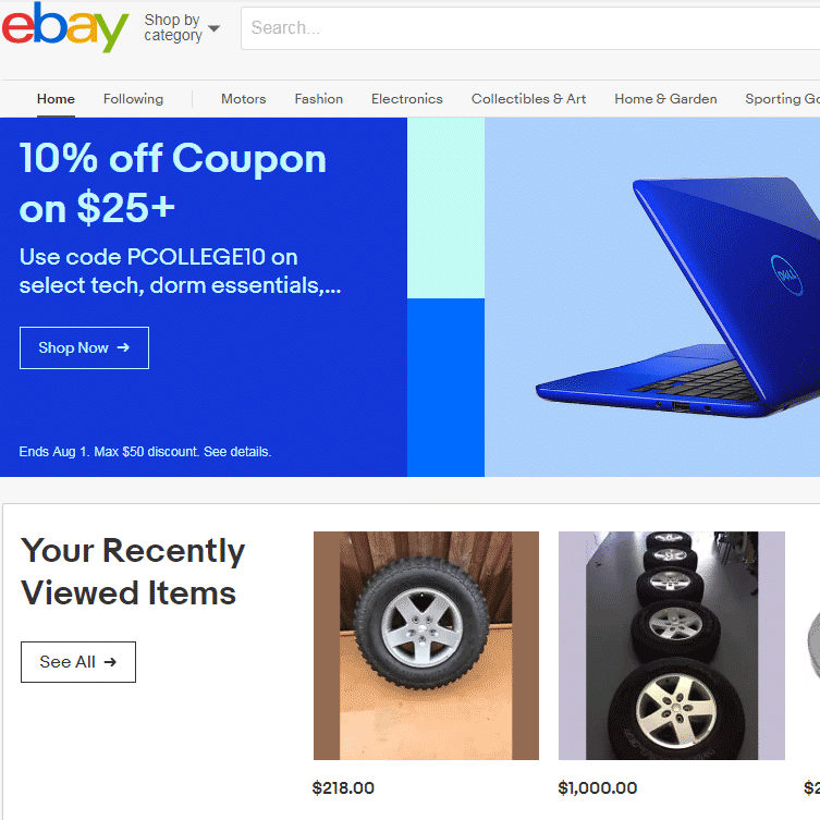 #10 is eBay.com